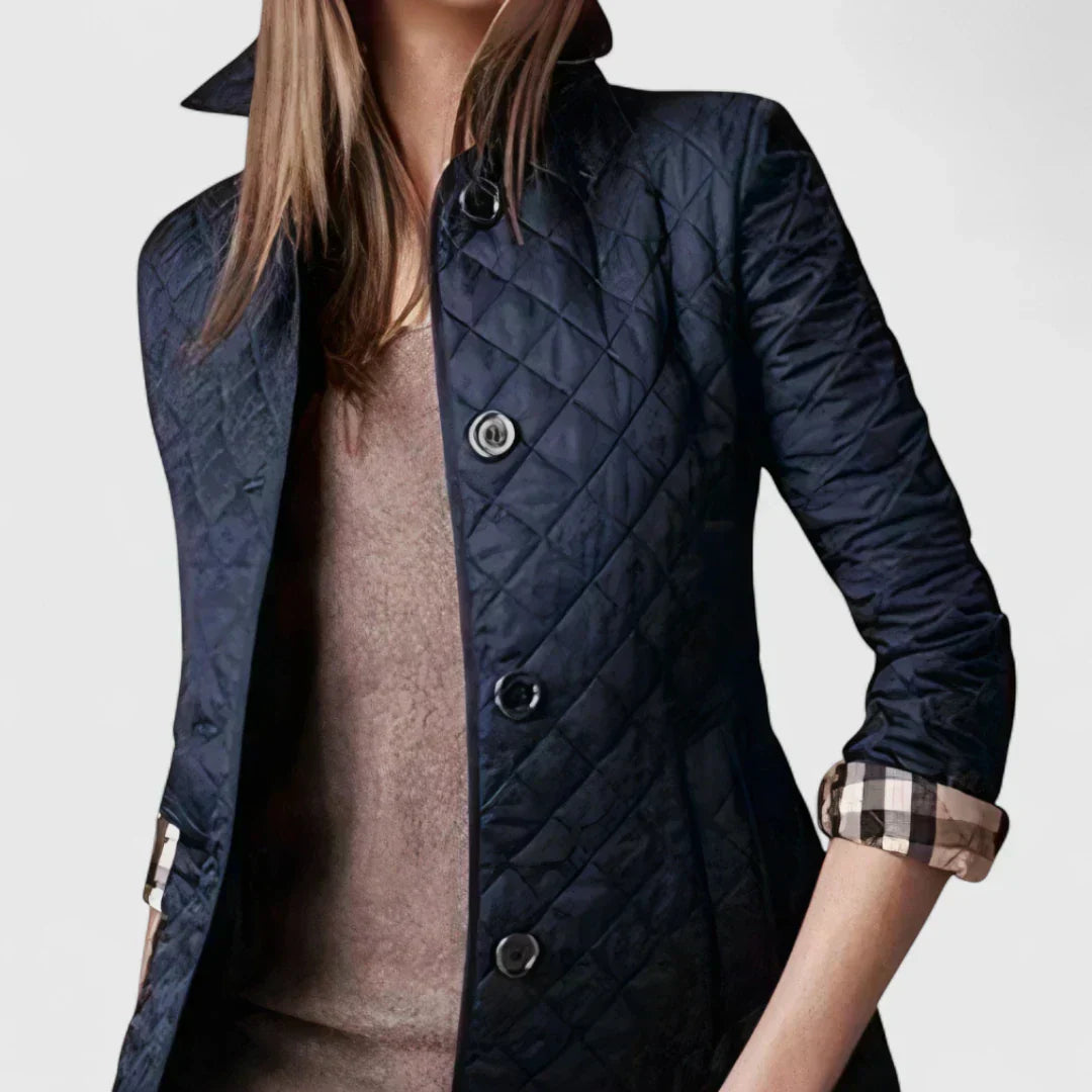 Olivia – Diamond Quilted Jacket