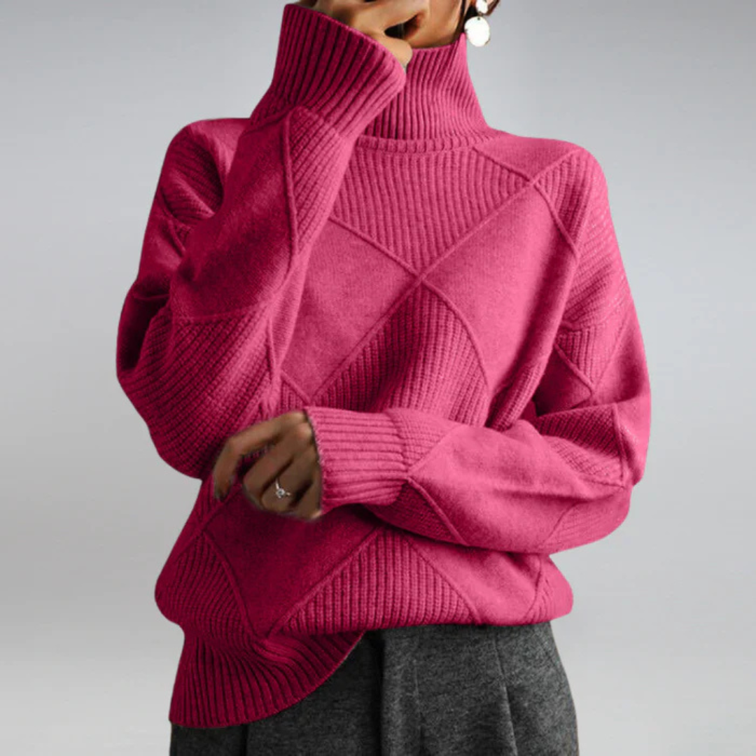 Gique | Luxe Cashmere Turtleneck Sweater