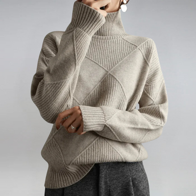 Gique | Luxe Cashmere Turtleneck Sweater