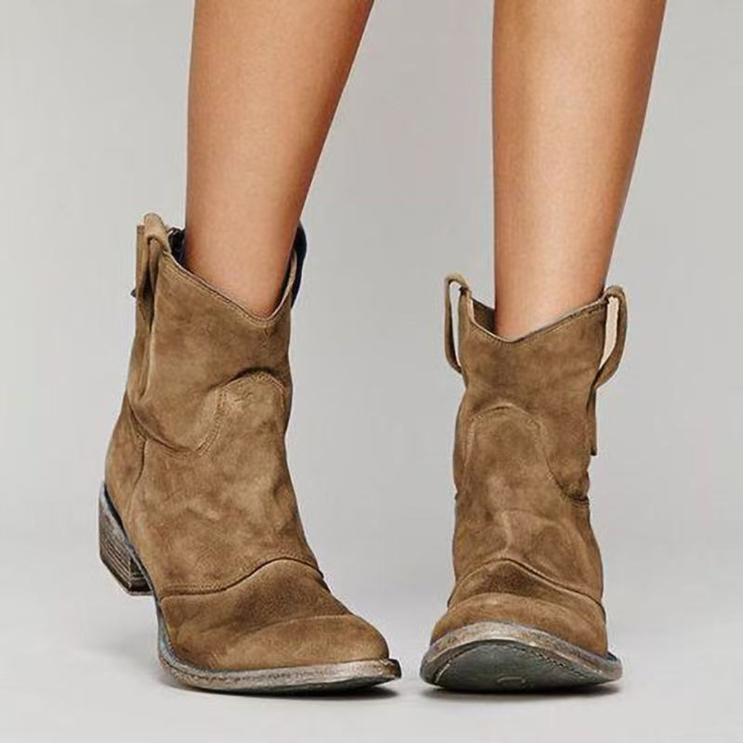 Carlotta | Chic Suede Ankle Boots for a Fashion-Forward Look