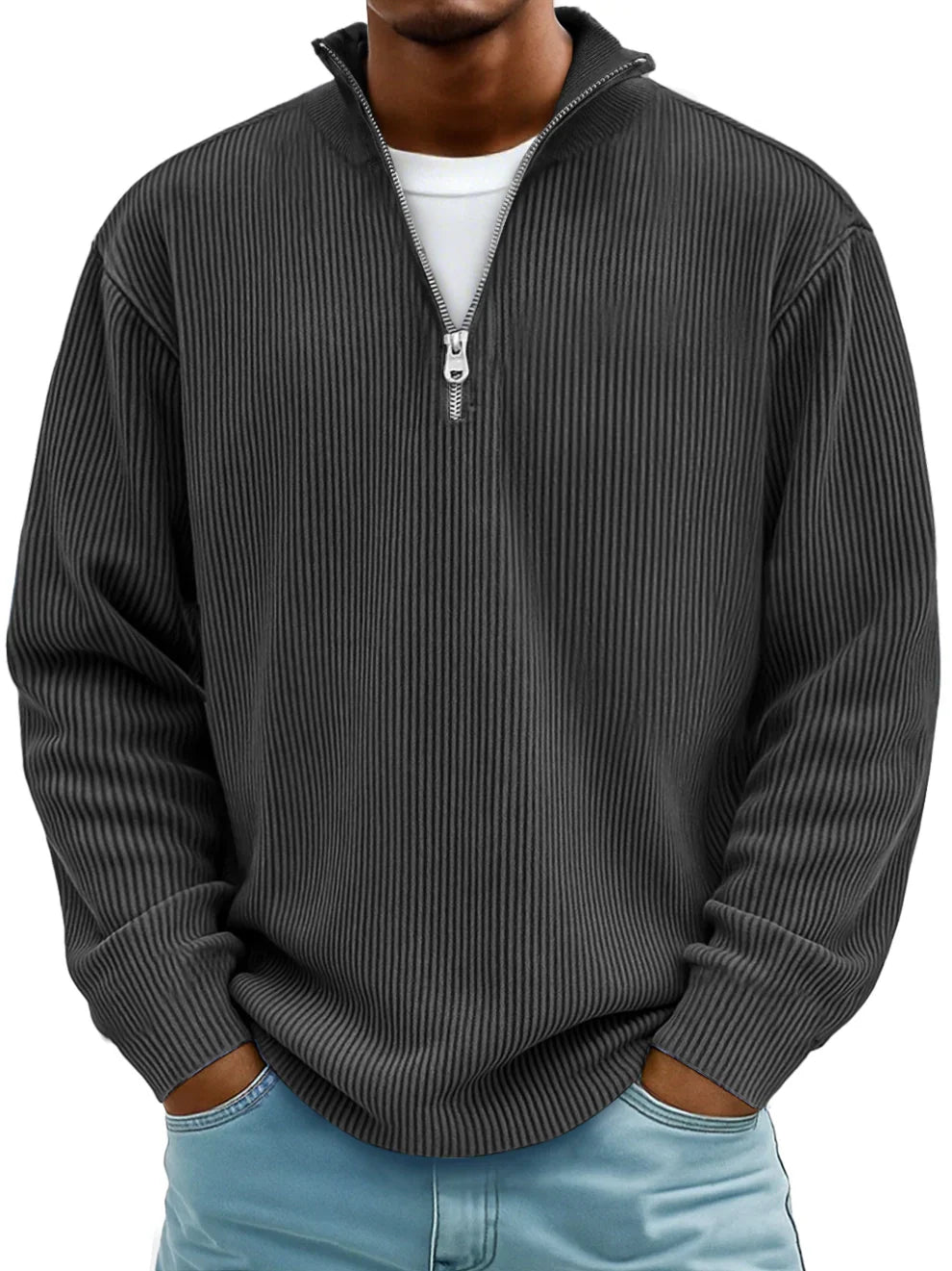 Christian | Stylish Half-Zip Sweater