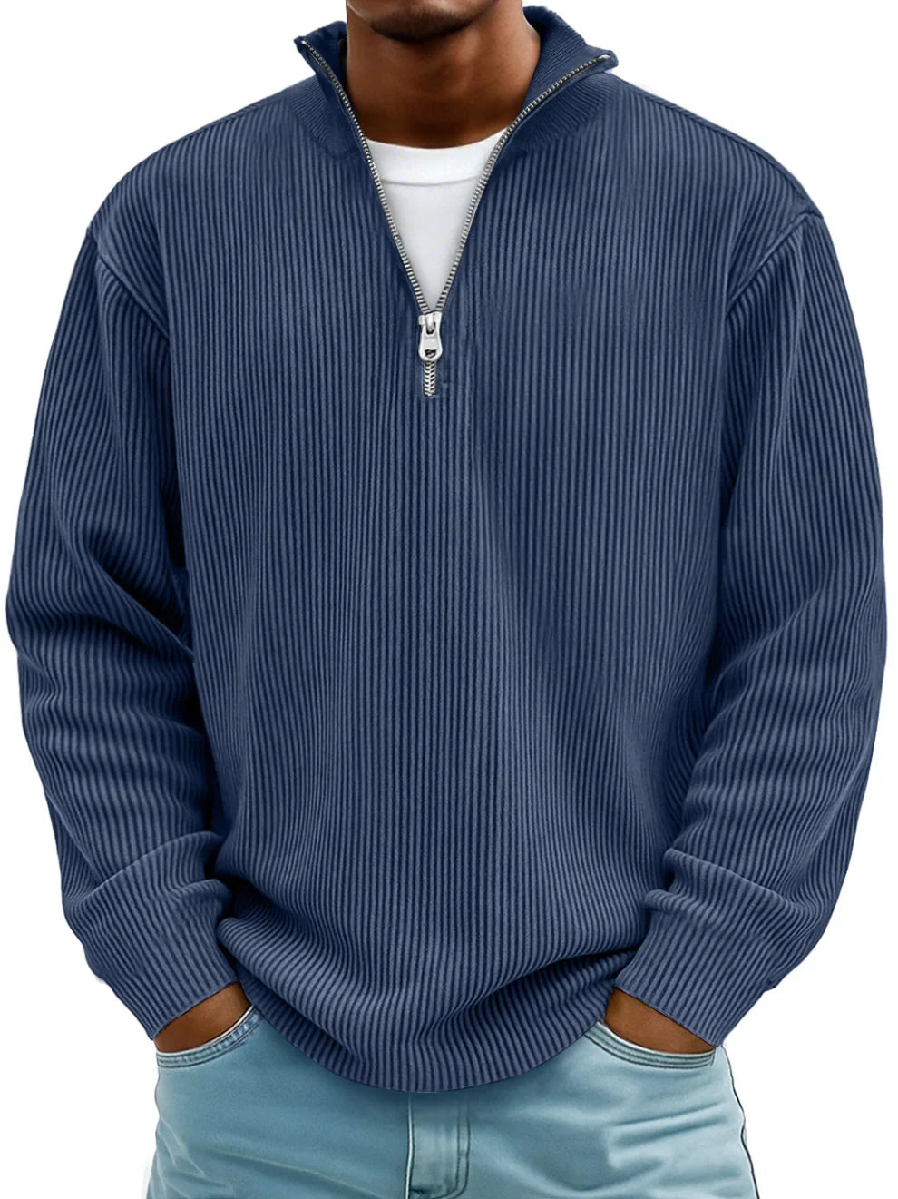 Christian | Stylish Half-Zip Sweater