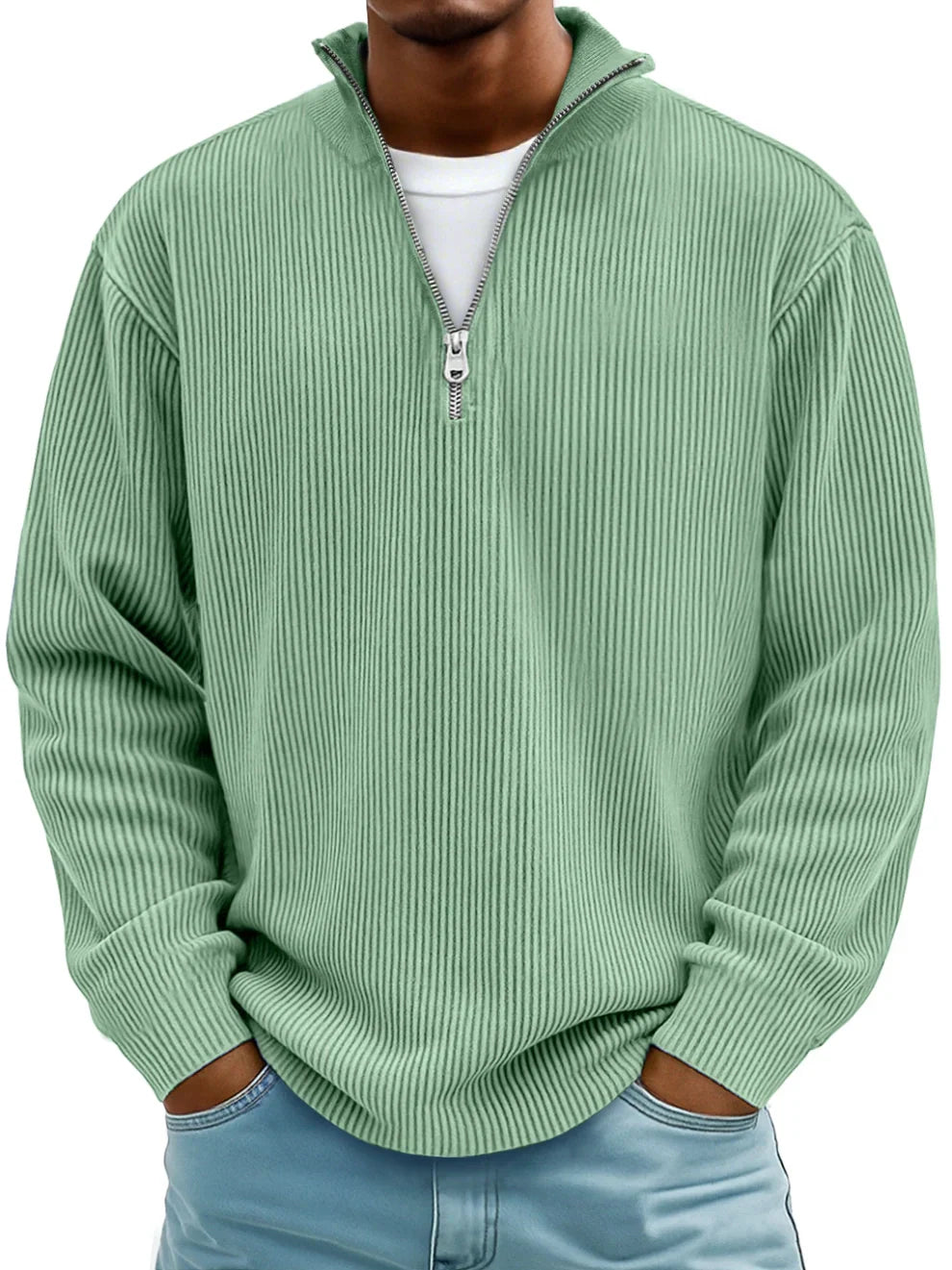Christian | Stylish Half-Zip Sweater
