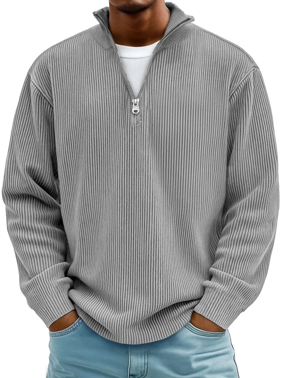 Christian | Stylish Half-Zip Sweater