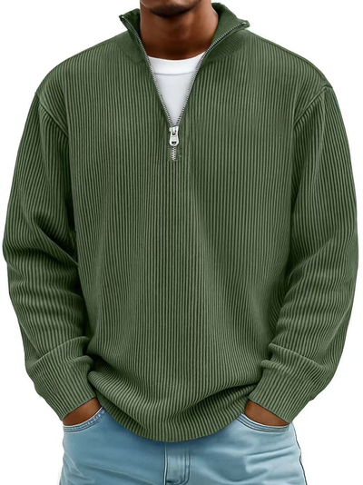 Christian | Stylish Half-Zip Sweater