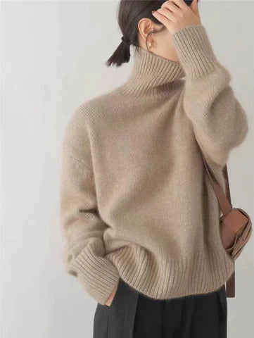 Amara | Luxe Cashmere Turtleneck Sweater