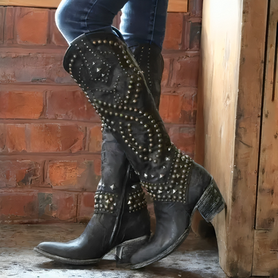 Everly | Western Knee-High Boots