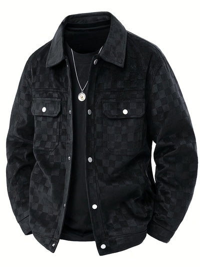 Shaviro - Checkered Suede Jacket